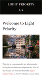 Mobile Screenshot of lightpriority.net